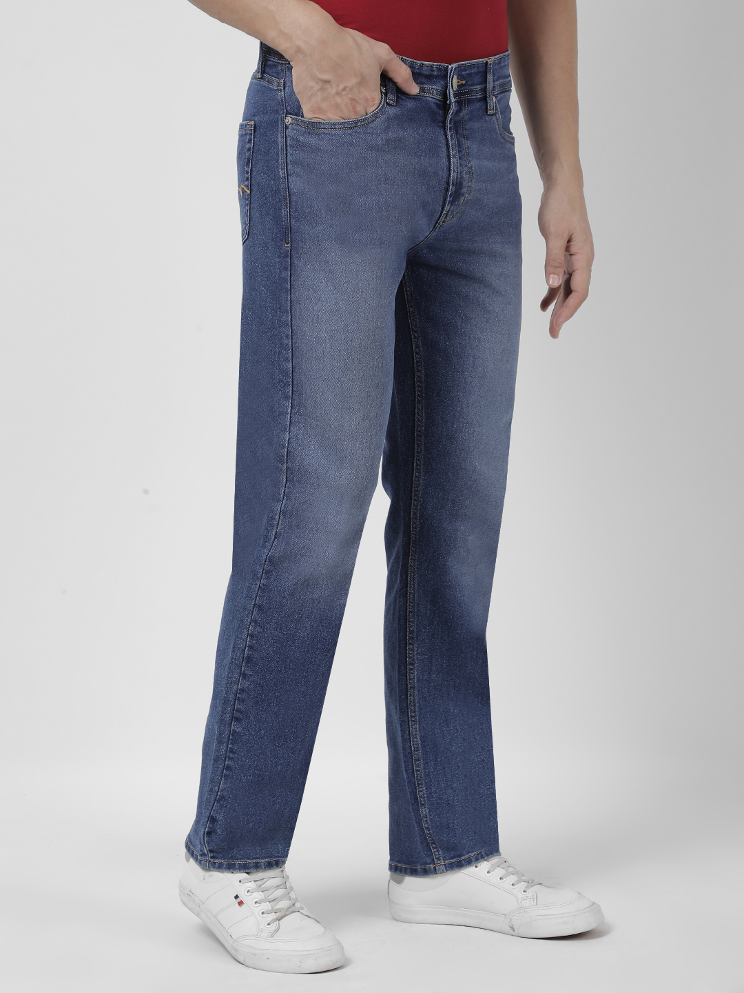 Numero Uno Men Faded Blue Jeans